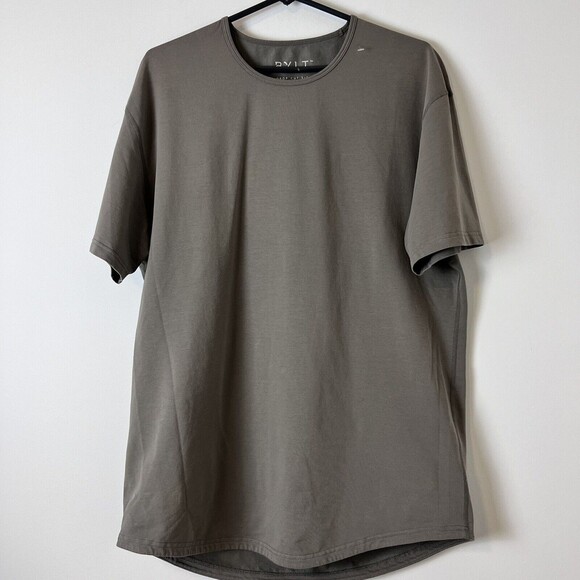 BYLT‎ Shirt Mens Extra Large Black Premium Basics Drop Cut S/S Lux Performance - Picture 1 of 7